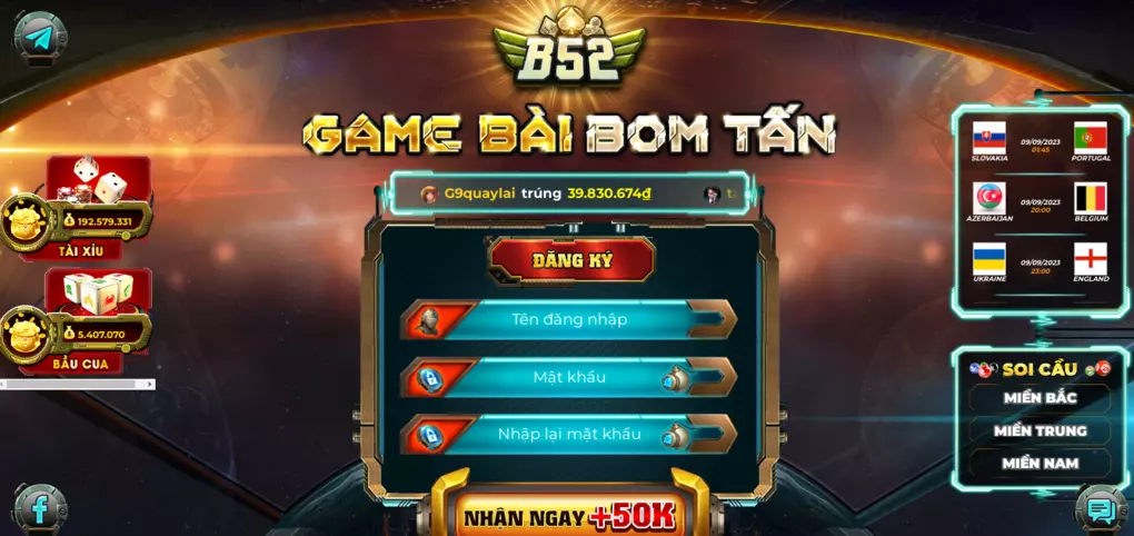 Hướng dẫn nạp và rút tiền tại B52 Club trong một nốt nhạc