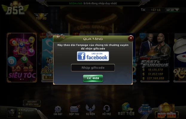 Khám Phá Chương Trình Hoàn 1% khi tai B52